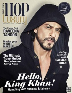Shahrukh Khan-Hop Luxury Magazine Cover