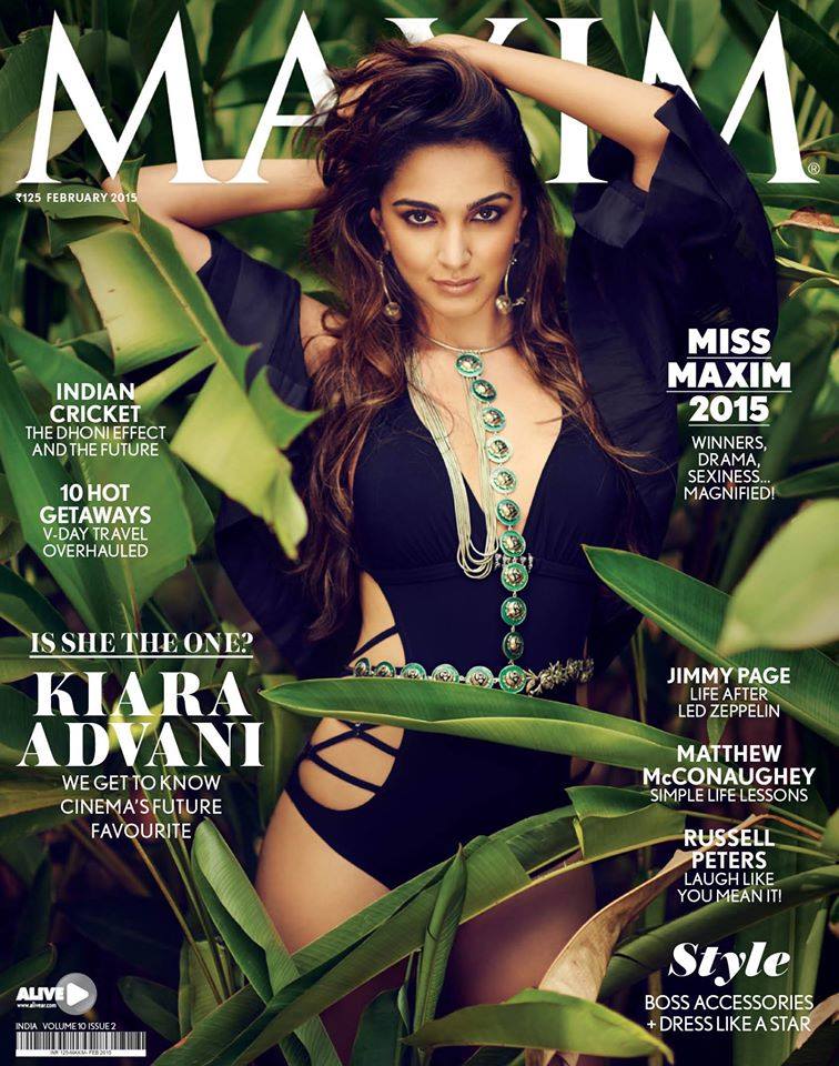 Kiara Advan's Swimsuit Avatar on Maxim India Magazine Feb 2015 edition-4