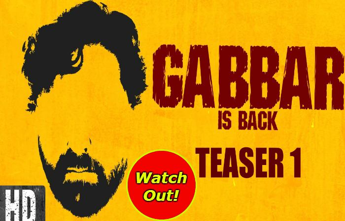 Gabbar Is Back Teaser