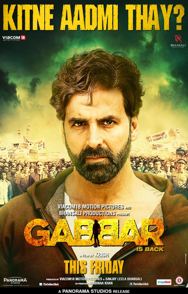 Gabbar Is Back poster