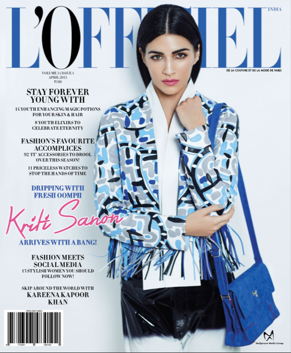 Kriti Sanon-L’Officiel Magazine Cover