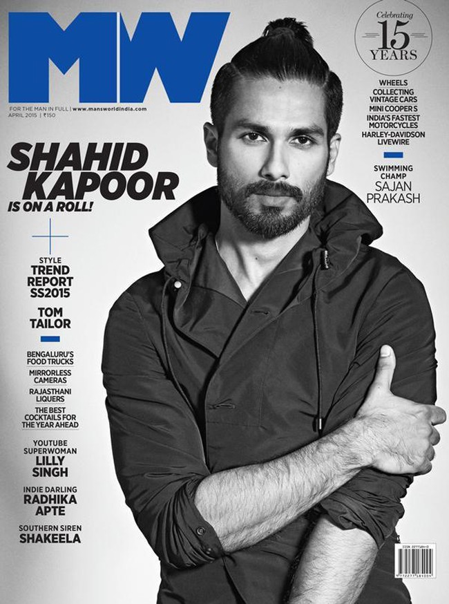 Shahid Kapoor-Man’s World Magazine Cover