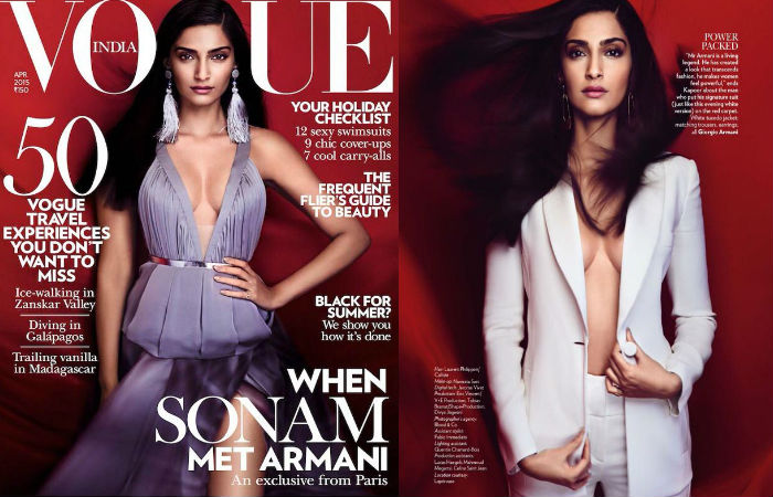 Vogue Magazine Cover-Sonam Kapoor