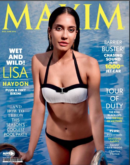 Lisa Haydon-Maxim India Magazine