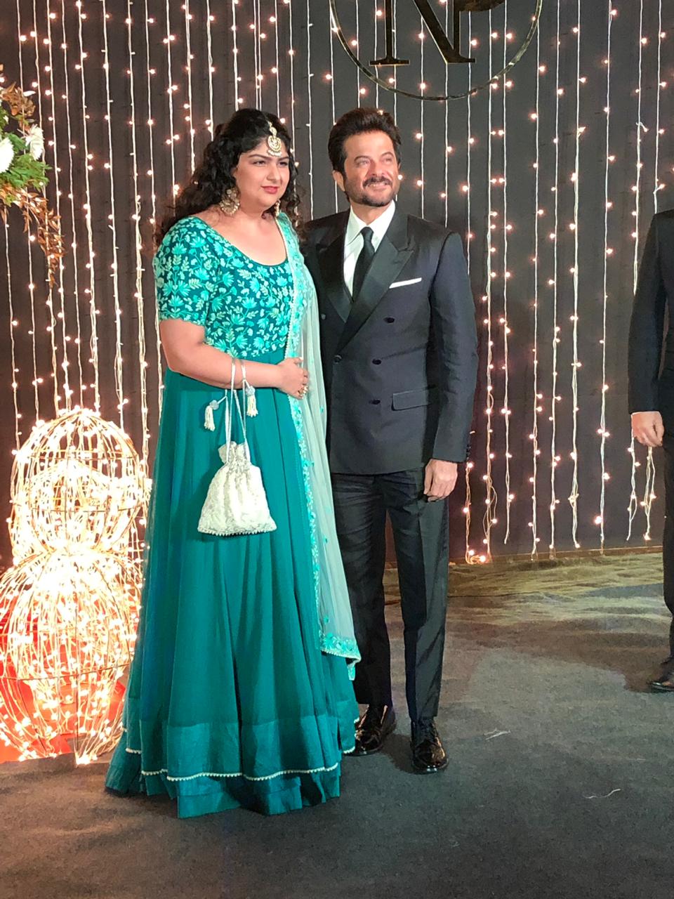 Anshula Kapoor Posed with Chachu (Anil Kapoor)