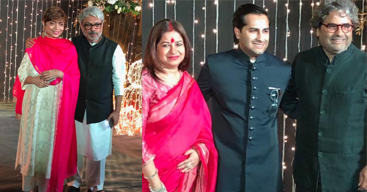 Sanjay Leela Bhansali and Vishal Bhardwaj with His Wife Rekha Bhardwaj also Attended the Reception.