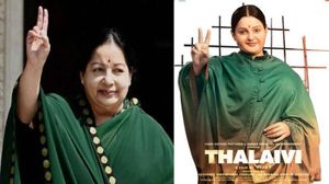 #Thalaivi: Kangana Transforms into Jayalalithaa, Look Inspires Memes