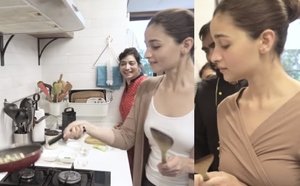 Alia Turns Chef Again, Learns a South Indian Style Zucchini Sabzi